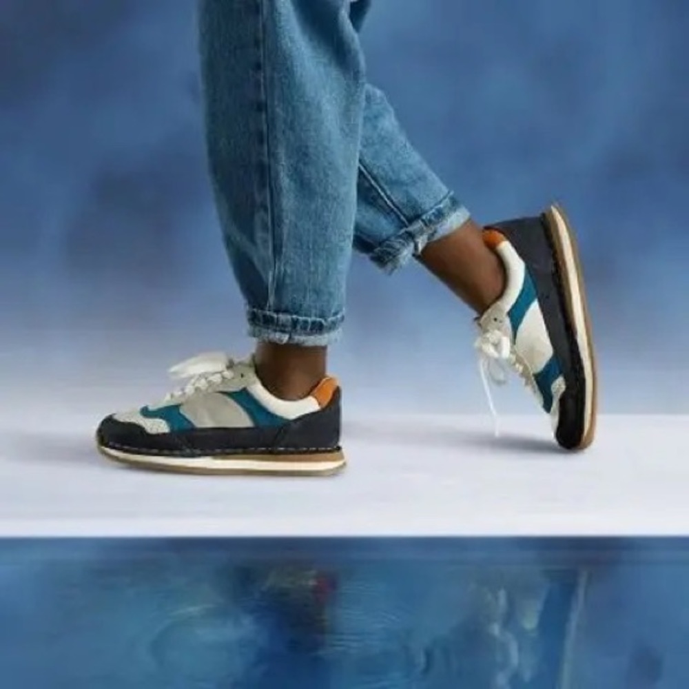 LIKE-NEW Clark’s Craft Run Tor Colorblock Sneakers Lace Shoes